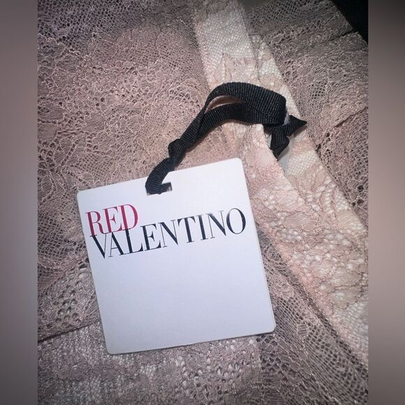 RED Valentino Nude Corded Lace Leggings Size Small - Picture 8 of 13